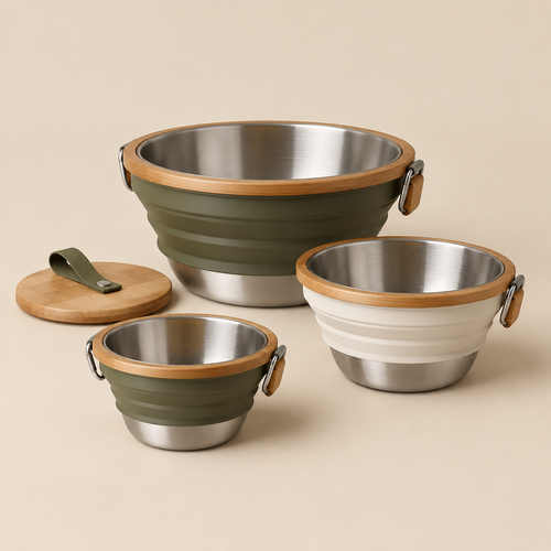 Basecamp Collapsible Bowl Trio