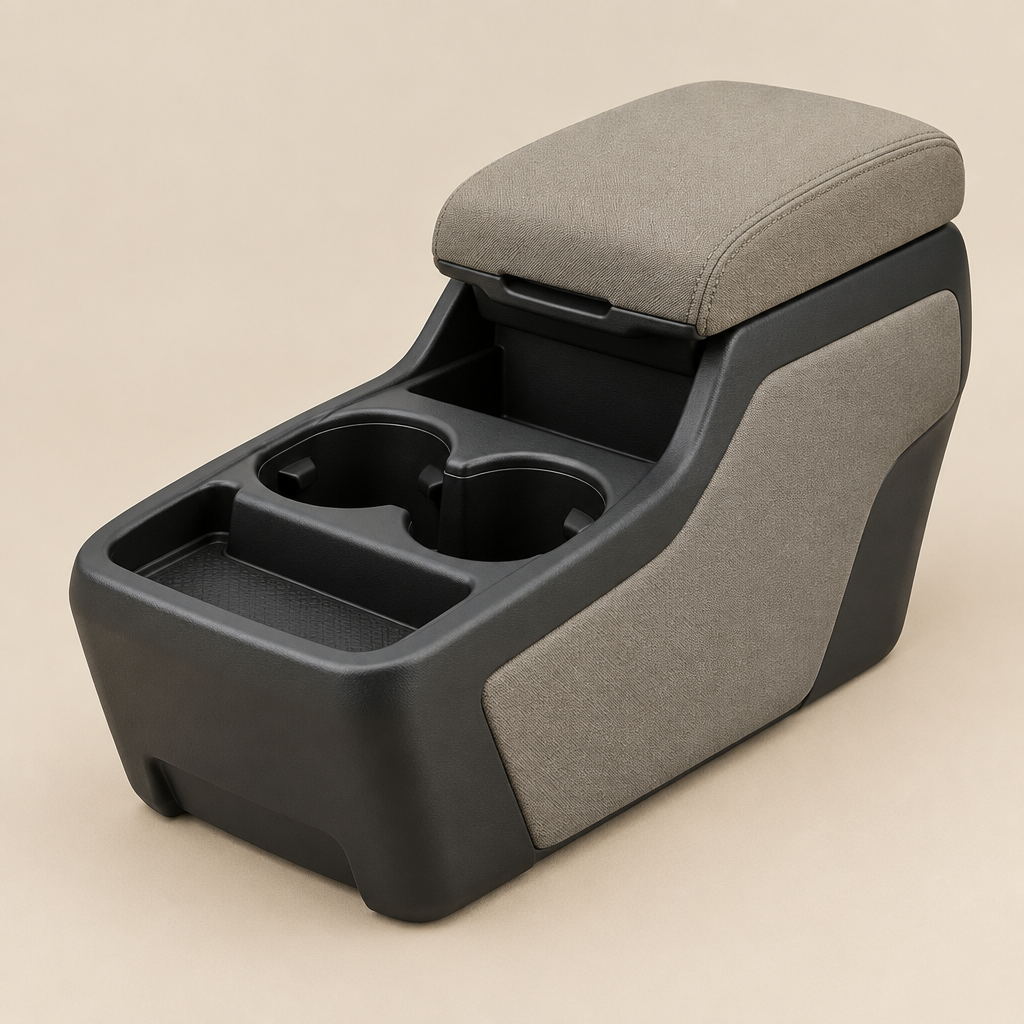 The Overlander Cup Holder & Armrest Console