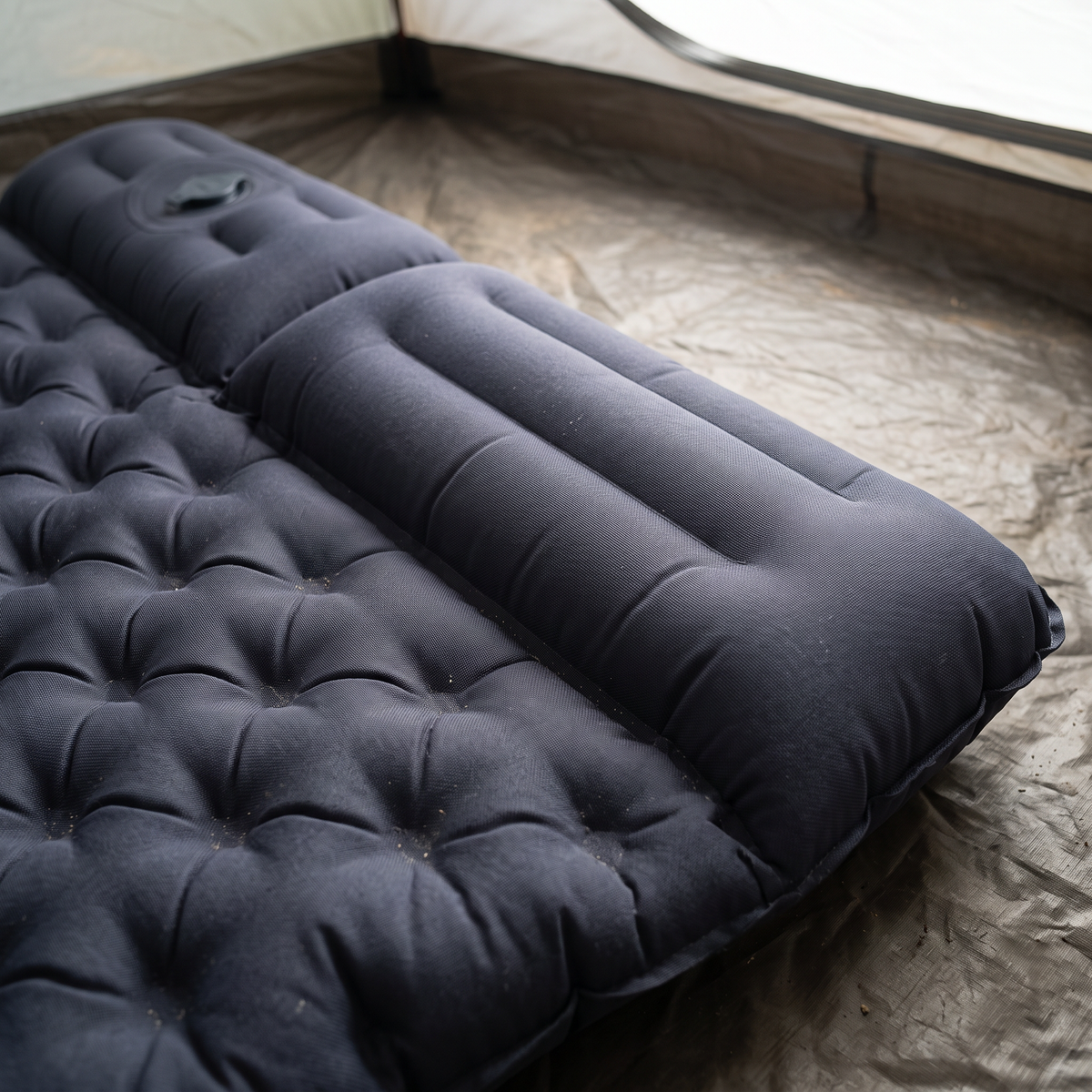 Built-in pillow detail